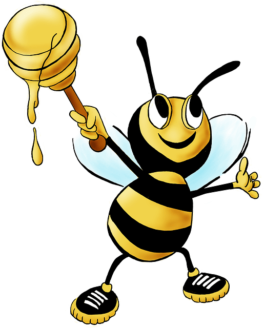 le miel est produit par les abeilles