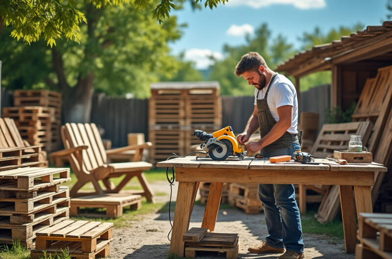 découvrez comment créer des meubles uniques et écologiques en recyclant des palettes en bois. suivez notre guide étape par étape pour réaliser des tables, chaises et rangements originaux qui embelliront votre intérieur tout en respectant l'environnement.