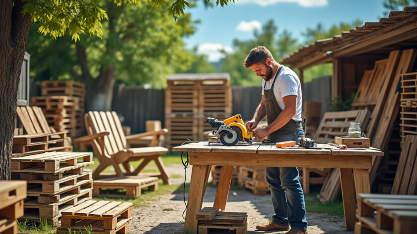 découvrez comment créer des meubles uniques et écologiques en recyclant des palettes en bois. suivez notre guide étape par étape pour réaliser des tables, chaises et rangements originaux qui embelliront votre intérieur tout en respectant l'environnement.