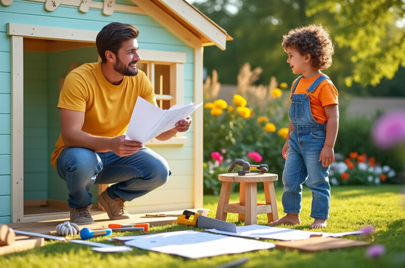 découvrez comment fabriquer une cabane pour enfants dans le jardin avec notre guide complet. des conseils pratiques, des matériaux nécessaires et des étapes simples pour créer un espace ludique et sécurisé où vos enfants pourront jouer et s'amuser à l'extérieur.