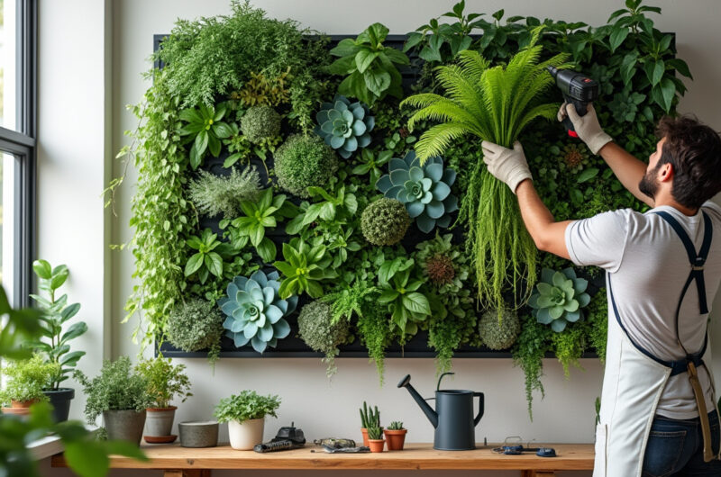découvrez notre guide détaillé pour installer un mur végétal intérieur chez vous. apprenez les étapes essentielles, les matériaux nécessaires et des conseils d'entretien pour transformer votre espace de vie en un véritable écrin de verdure.