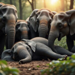découvrez comment les éléphants expriment leur chagrin face à la perte de leurs congénères. plongez dans l'émotion et la complexité des rituels de deuil chez ces majestueuses créatures, révélant leur sensibilité et leur intelligence.