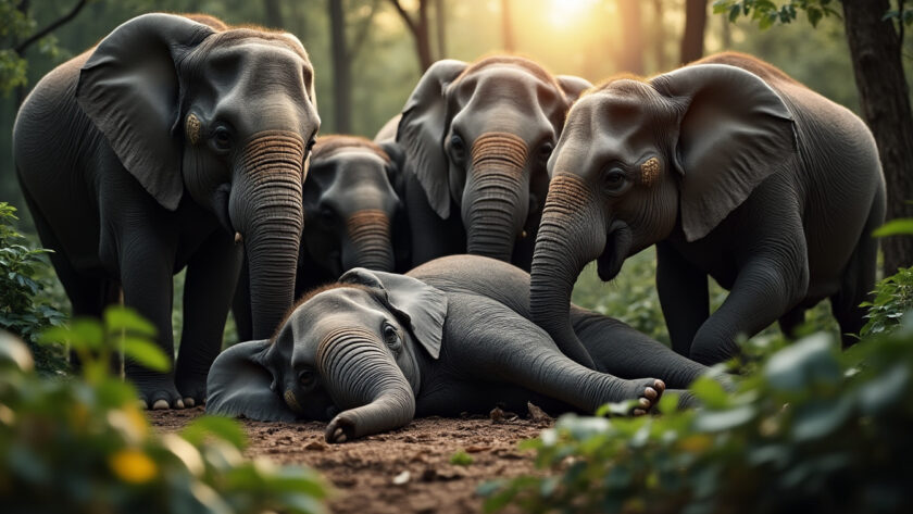 découvrez comment les éléphants expriment leur chagrin face à la perte de leurs congénères. plongez dans l'émotion et la complexité des rituels de deuil chez ces majestueuses créatures, révélant leur sensibilité et leur intelligence.