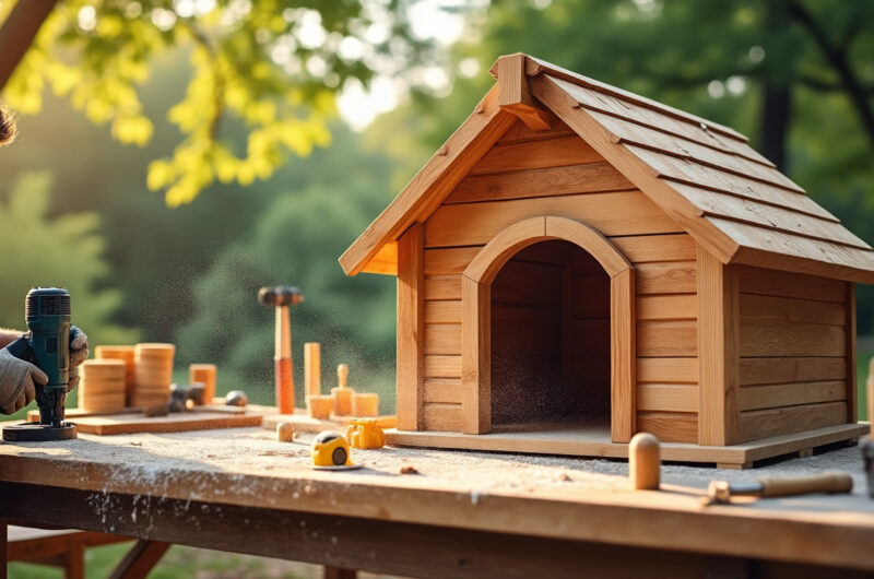 apprenez à construire une niche pour chien en bois avec notre guide complet. des conseils pratiques, des plans détaillés et des astuces de bricolage pour offrir à votre fidèle compagnon un abri confortable et stylé.