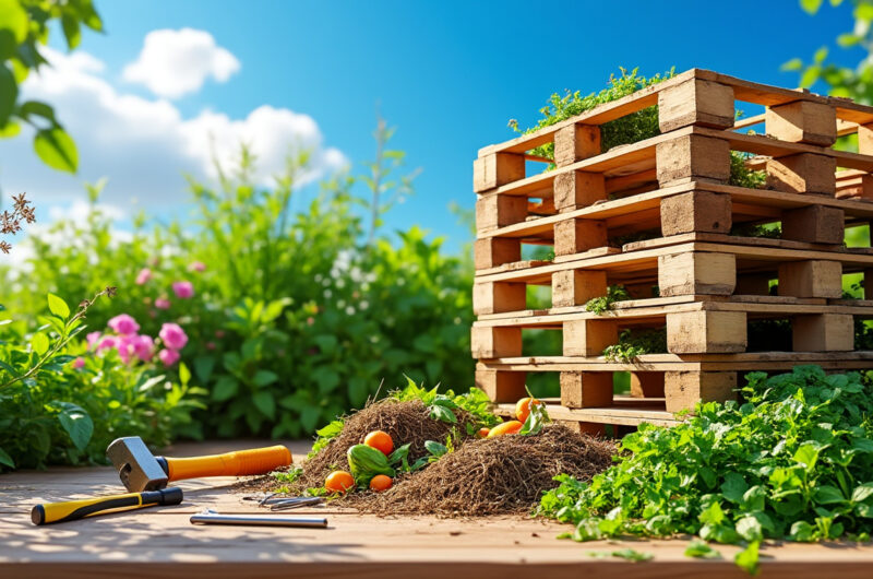 découvrez comment fabriquer facilement un composteur en palettes avec nos conseils pratiques et astuces. transformez vos déchets de jardin et de cuisine en compost écologique tout en recyclant des matériaux. idéal pour les passionnés de jardinage soucieux de l'environnement.