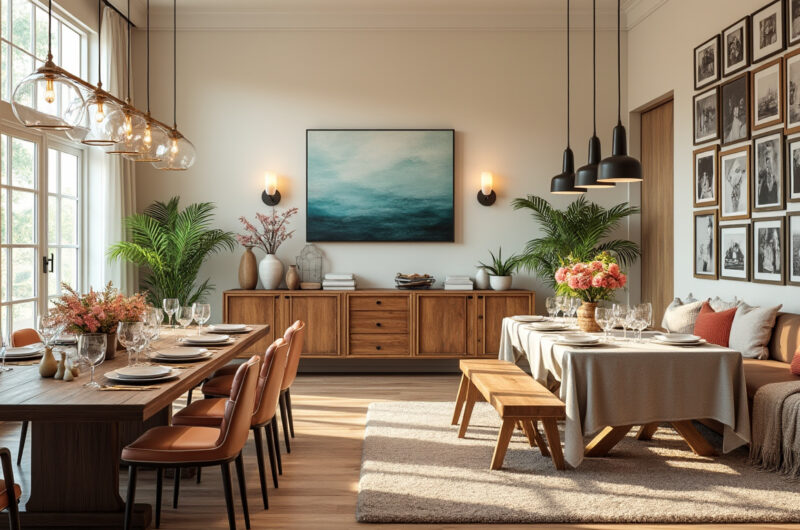 découvrez des idées créatives et inspirantes pour relooker votre salle à manger. transformez cet espace convivial avec des astuces déco, des choix de couleurs et des aménagements pratiques qui reflètent votre style et améliorent le confort de vos repas en famille ou entre amis.