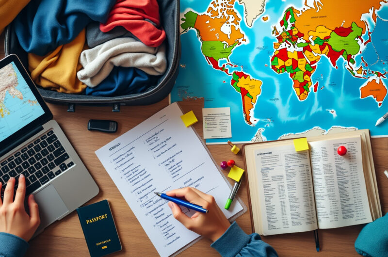 découvrez les étapes essentielles pour préparer votre voyage à l'étranger : de la planification de votre itinéraire à la gestion de votre budget, en passant par les documents nécessaires et les conseils pratiques. assurez-vous que votre aventure soit une réussite grâce à nos astuces précieuses !