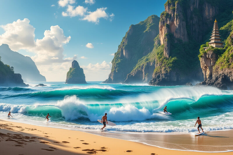 découvrez les meilleures destinations au monde pour les amateurs de surf ! que vous soyez débutant ou surfeur expérimenté, explorez des spots mythiques qui offrent des vagues parfaites, des paysages à couper le souffle et une ambiance inégalée. préparez-vous à attraper la vague et vivre des moments inoubliables sur les plages les plus prisées des surfeurs.