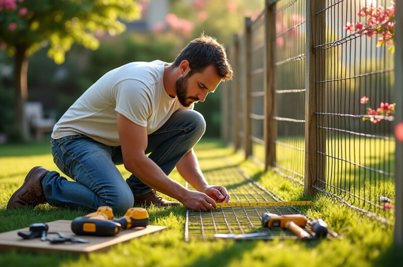 découvrez comment poser une clôture en grillage rigide par vous-même grâce à notre guide complet. des conseils pratiques, des étapes détaillées et des astuces pour sécuriser votre jardin tout en ajoutant une touche esthétique à votre extérieur.