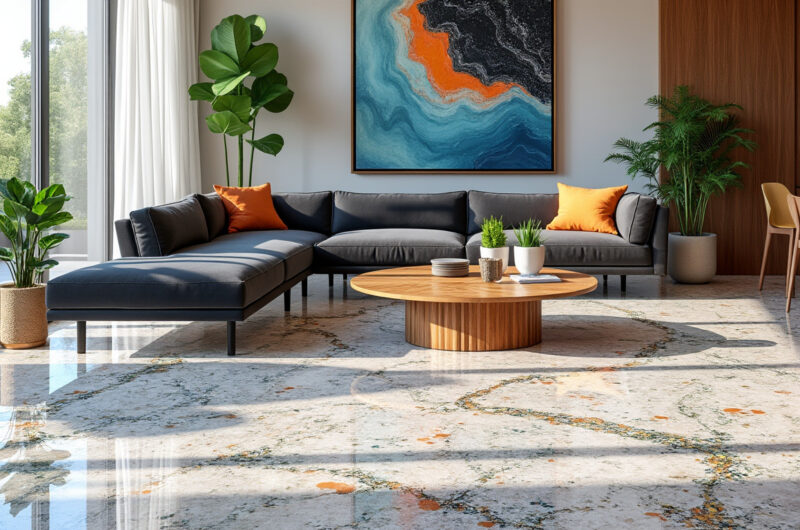 découvrez pourquoi le terrazzo, ce matériau emblématique des années 70, fait son grand retour dans la déco moderne. explorez les tendances actuelles, ses caractéristiques uniques et son esthétique intemporelle qui séduisent à nouveau les designers et les passionnés de décoration.