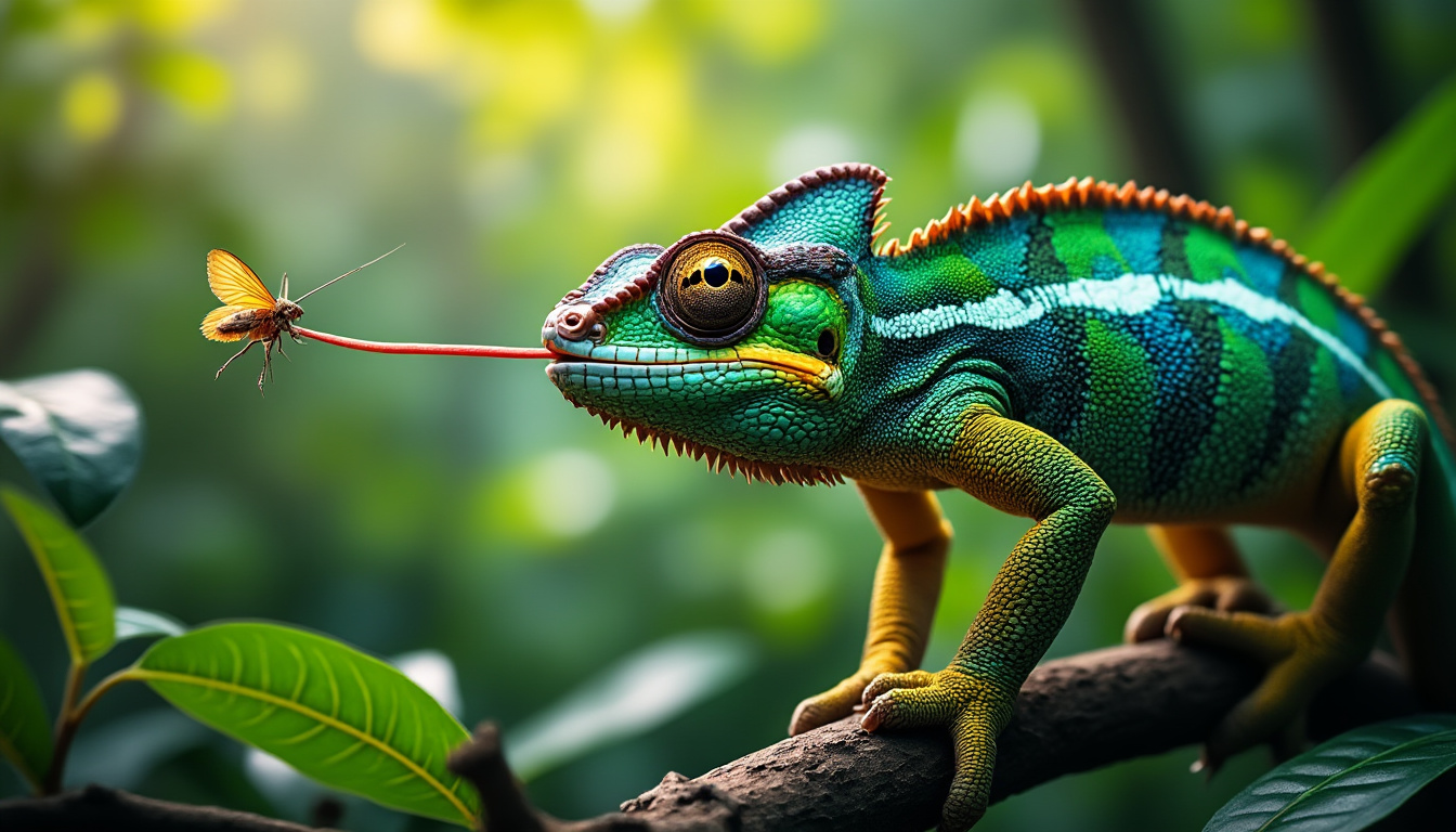 découvrez les secrets fascinants des caméléons et leur capacité étonnante à tirer leur langue avec une rapidité incroyable. explorez les mécanismes et les avantages de cette habilité unique dans le règne animal.