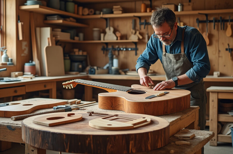 découvrez notre guide complet pour fabriquer votre propre guitare diy. apprenez les étapes essentielles, les matériaux nécessaires et des conseils pratiques pour créer un instrument personnalisé qui résonne avec votre style musical.