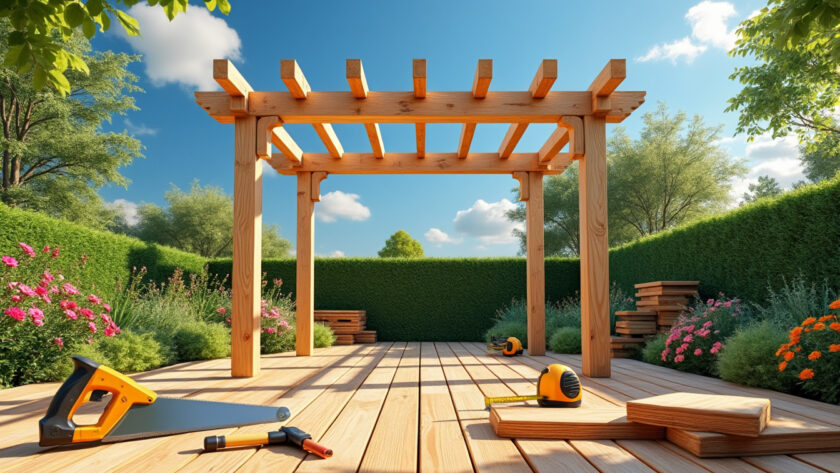 découvrez notre guide complet pour apprendre à fabriquer votre propre pergola en bois. suivez des étapes détaillées, des conseils pratiques et des astuces pour réaliser ce projet d'aménagement extérieur, qui ajoutera du charme et du confort à votre jardin.
