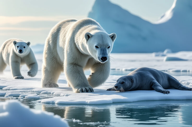 découvrez les stratégies de chasse des ours polaires sur la banquise, leur habitat naturel. apprenez comment ces majestueux prédateurs utilisent leurs compétences et leur intellect pour survivre dans des conditions extrêmes.