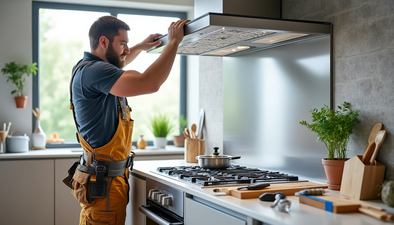 découvrez notre guide complet pour installer une hotte aspirante dans votre cuisine. apprenez les étapes essentielles, les conseils pratiques et les astuces pour bénéficier d'une amélioration significative de la qualité de l'air tout en optimisant l'esthétique de votre espace culinaire.