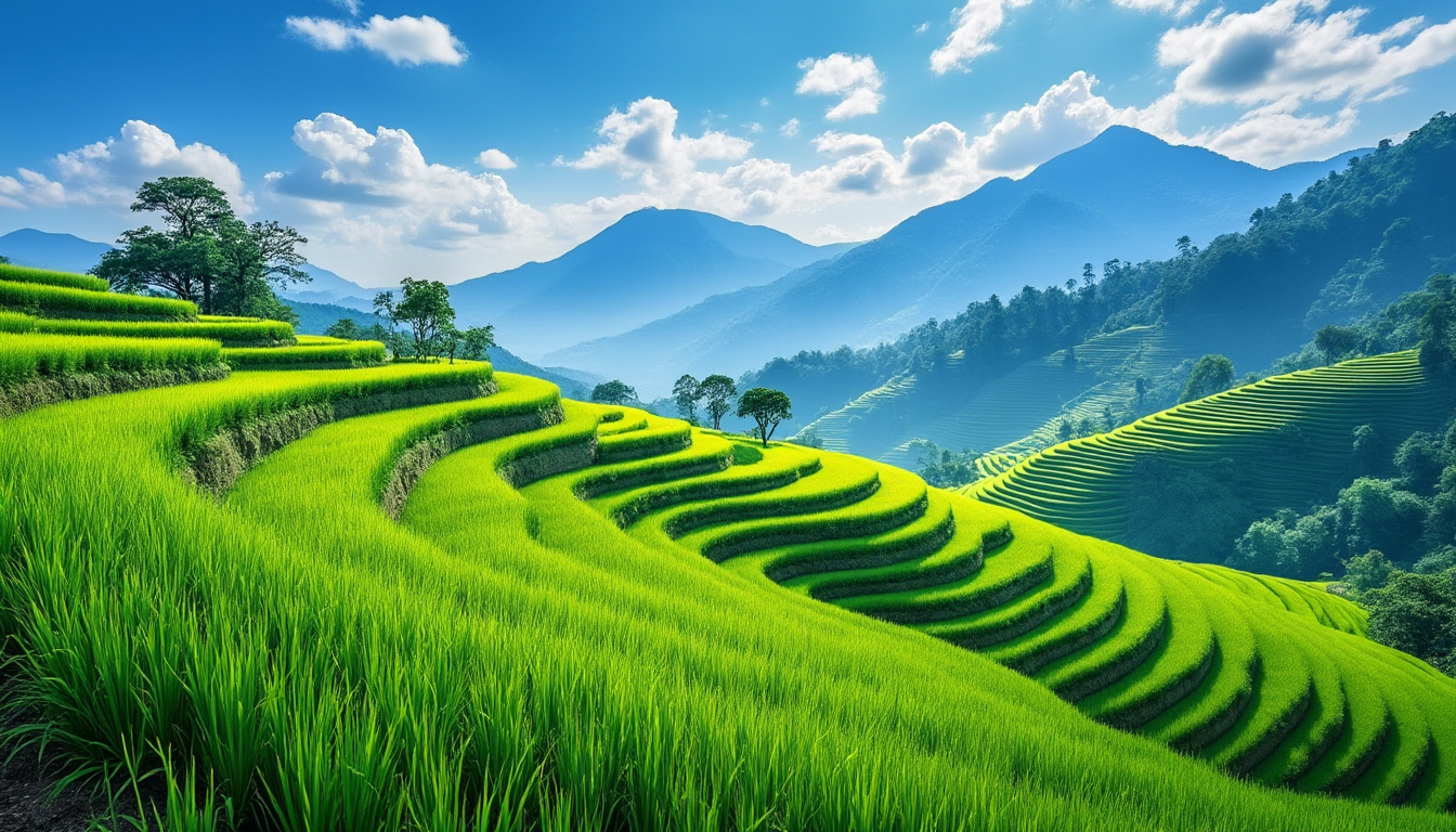 découvrez les plus belles rizières en terrasse à travers le monde. des paysages époustouflants à explorer, des destinations incontournables et des conseils pour vivre une expérience inoubliable au cœur de ces merveilles naturelles.
