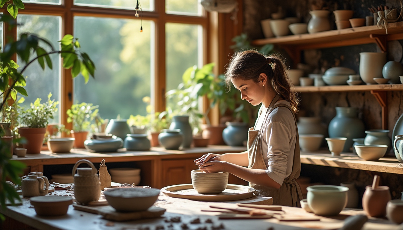 découvrez les bienfaits apaisants de l'apprentissage de la poterie. ce loisir créatif permet de se détendre, de libérer son esprit et de s'exprimer artistiquement tout en manipulant l'argile. plongez dans l'univers de la poterie et explorez une nouvelle façon de réduire le stress au quotidien.