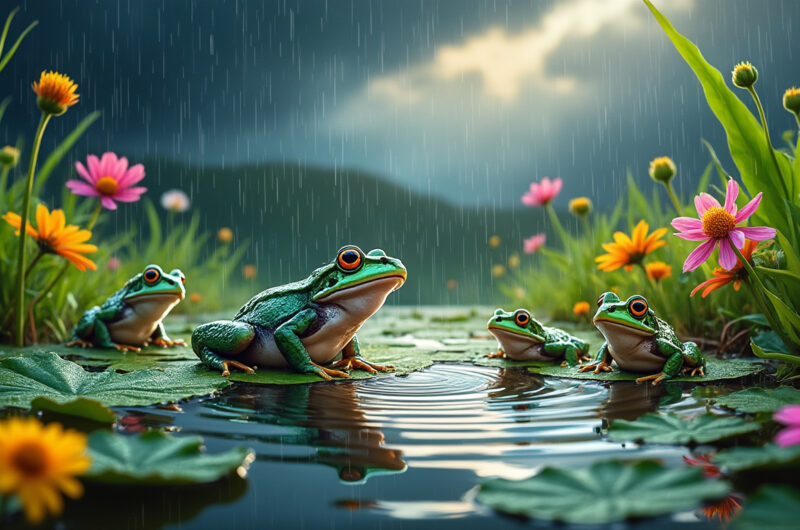 découvrez les raisons fascinantes qui poussent les grenouilles à chanter après la pluie. explorez le monde des amphibiens et apprenez comment leur communication est influencée par les conditions météorologiques. une plongée dans la biologie et le comportement des grenouilles qui éveille la curiosité des passionnés de nature.