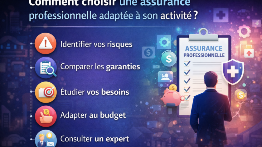 Comment choisir une assurance professionnelle adaptée à son activité ?
