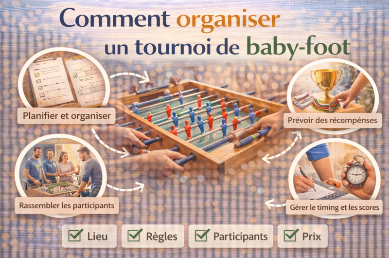Comment organiser un tournoi de baby-foot