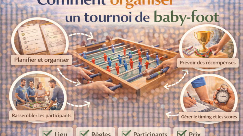 Comment organiser un tournoi de baby-foot