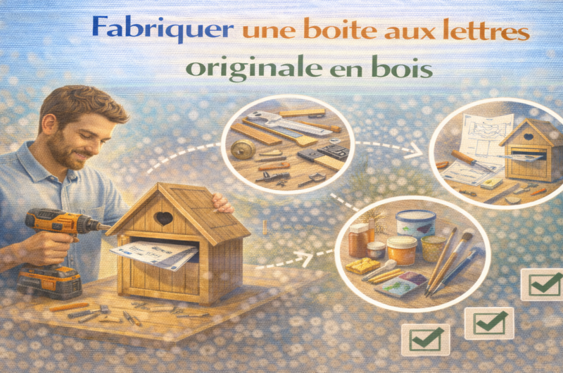 boite lettre bois