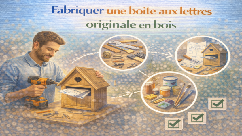 boite lettre bois