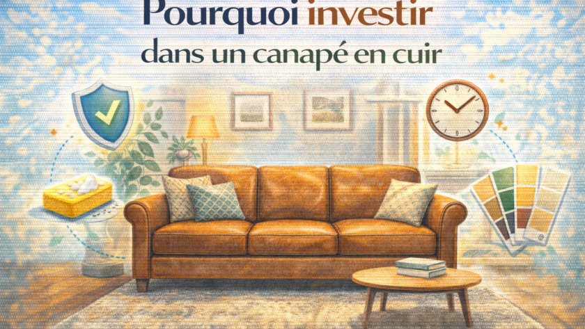Pourquoi investir dans un canapé en cuir