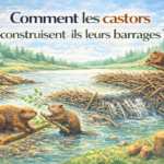 Comment les castors construisent-ils leurs barrages ?