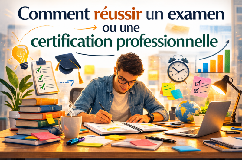 Comment réussir un examen ou une certification professionnelle