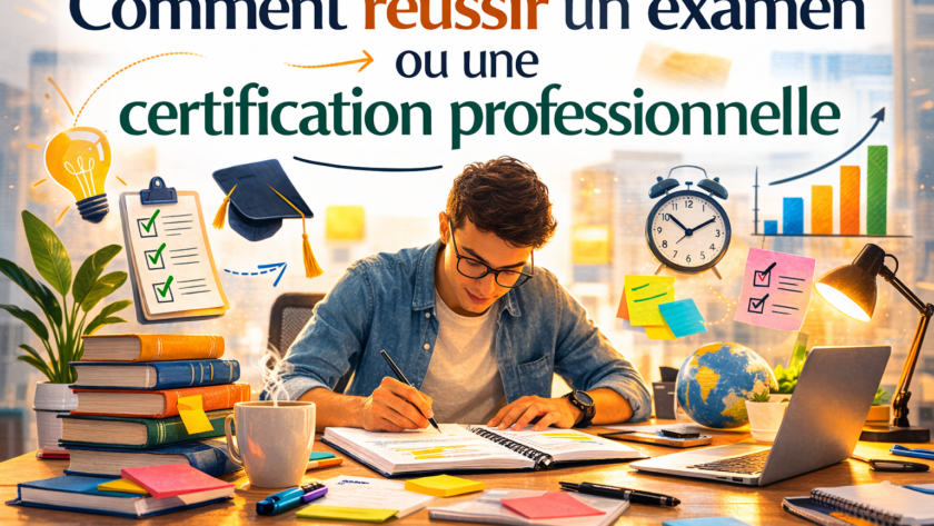 Comment réussir un examen ou une certification professionnelle