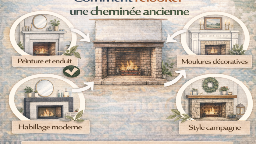 Comment relooker une cheminée ancienne