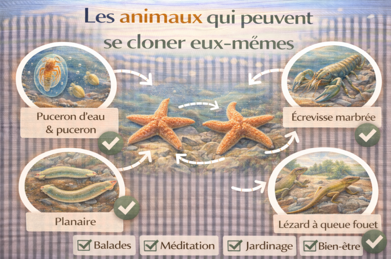 Les animaux qui peuvent se cloner eux-mêmes