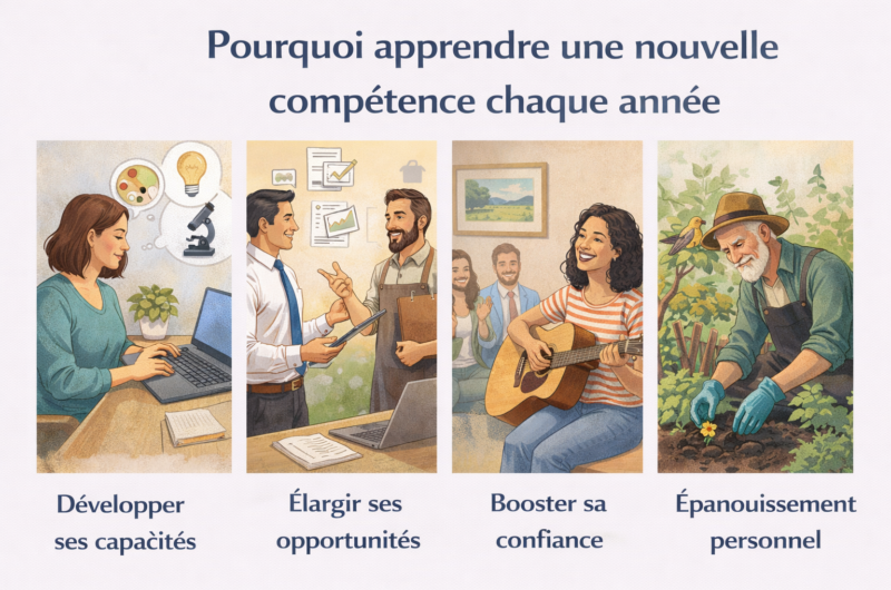 Pourquoi apprendre une nouvelle compétence chaque année