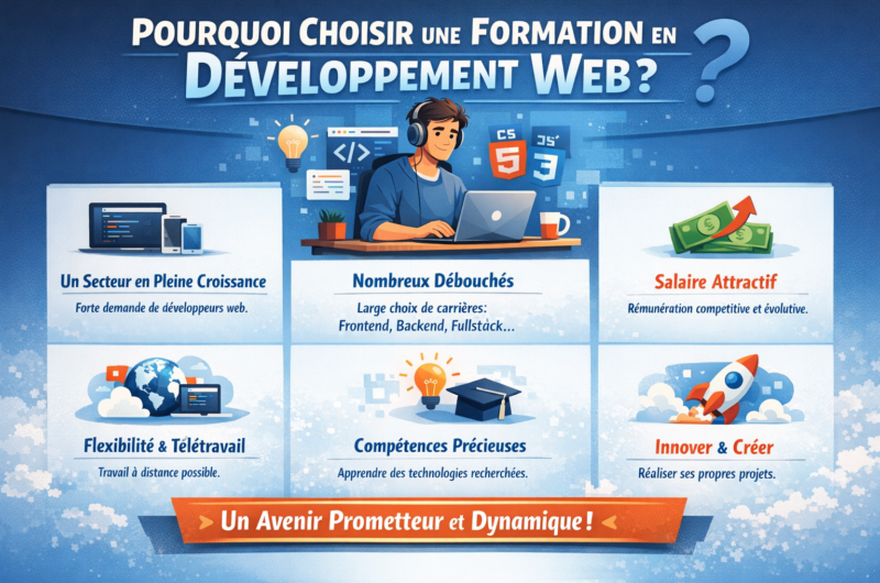 Pourquoi la formation en développement web est un bon choix
