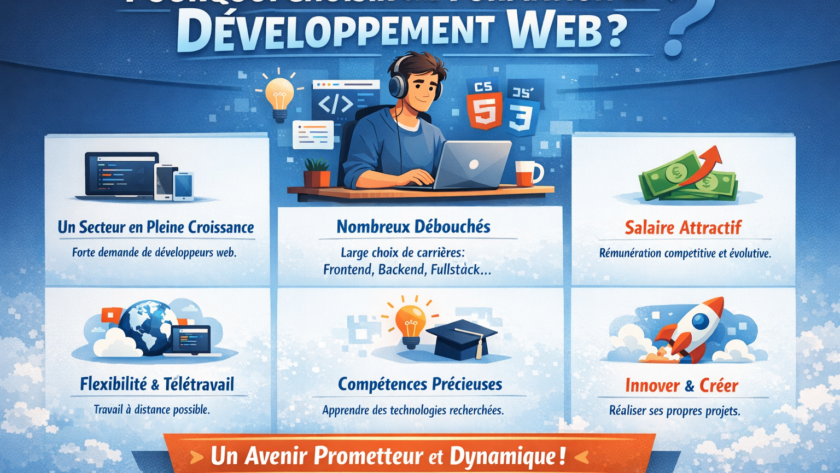 Pourquoi la formation en développement web est un bon choix