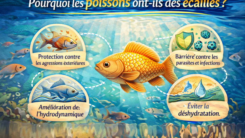 Pourquoi les poissons ont-ils des écailles ?