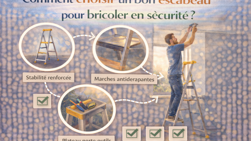 Comment choisir un bon escabeau pour bricoler en sécurité ?