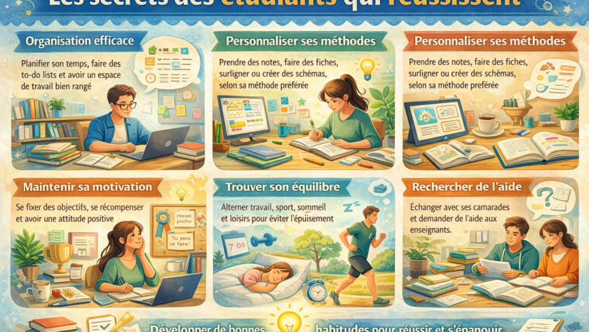 Les secrets des étudiants qui réussissent