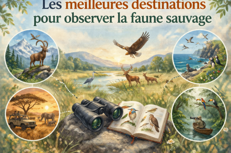 Les meilleures destinations pour observer la faune sauvage