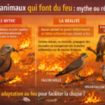 Les animaux qui font du feu : mythe ou réalité ?