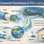 Comment fonctionne la fibre optique ?