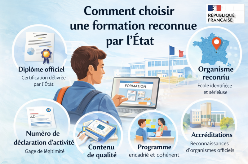 Comment choisir une formation reconnue par l’État