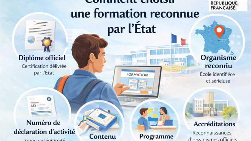 Comment choisir une formation reconnue par l’État