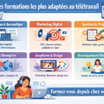 Les formations les plus adaptées au télétravail