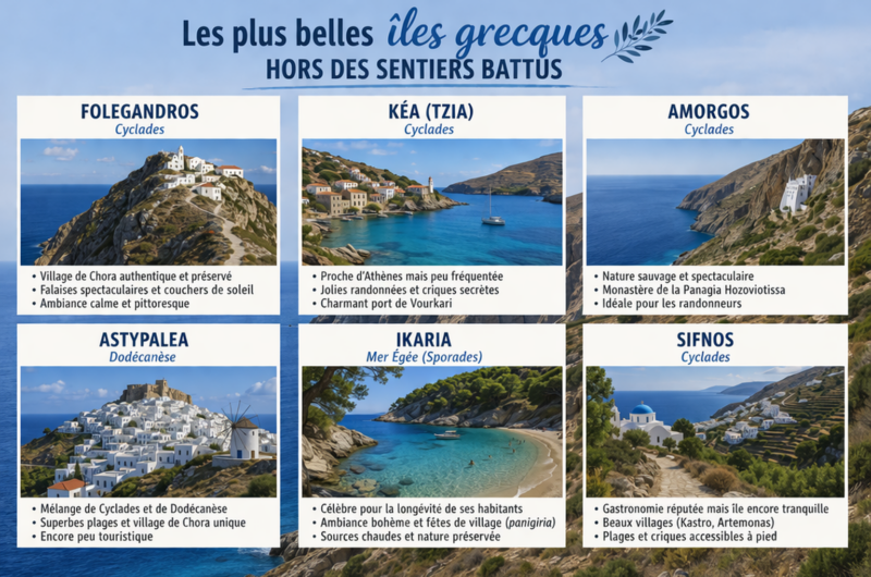 Les plus belles îles grecques hors des sentiers battus