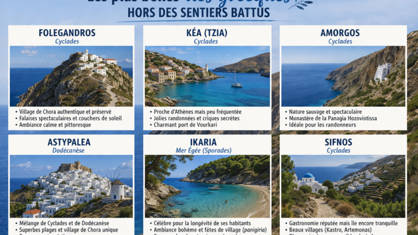 Les plus belles îles grecques hors des sentiers battus