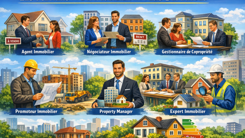 Quels sont les métiers de l’immobilier les plus demandés ?