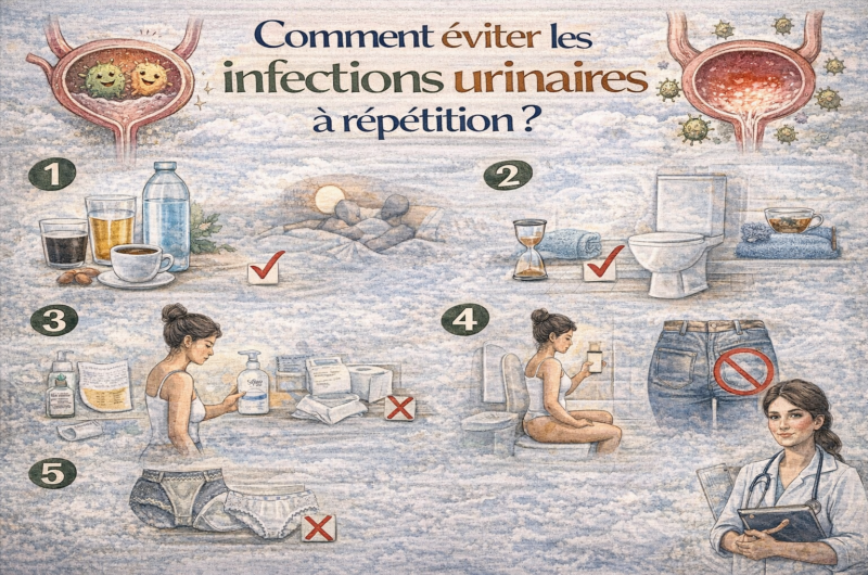 Comment éviter les infections urinaires à répétition ?