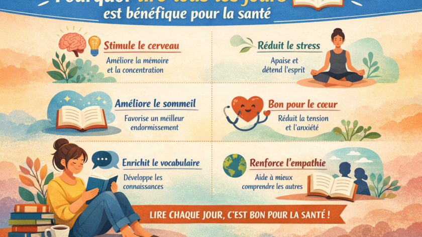 Pourquoi lire tous les jours est bénéfique pour la santé